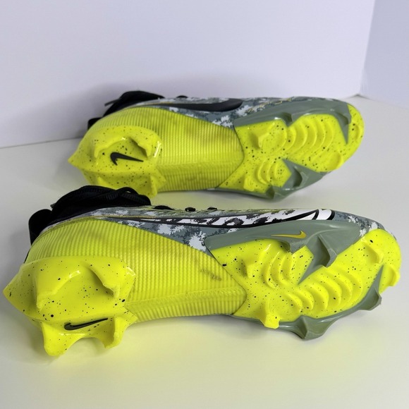 Nike Vapor Edge Pro 360 2‎ Volt/Black Football Cleats Mens Size 7.5 (FB8443-703) - Picture 5 of 7